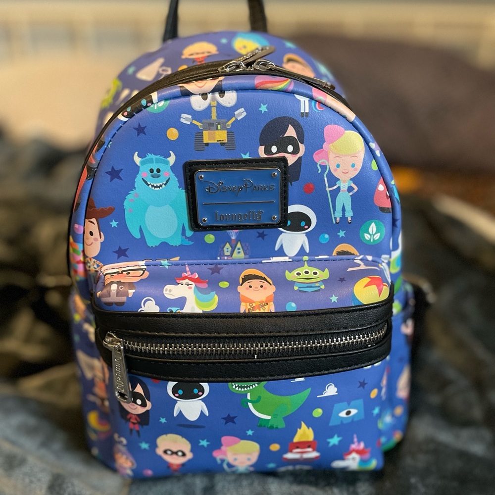 Loungefly Disney Pixar Characters Chibi Mini Backpack